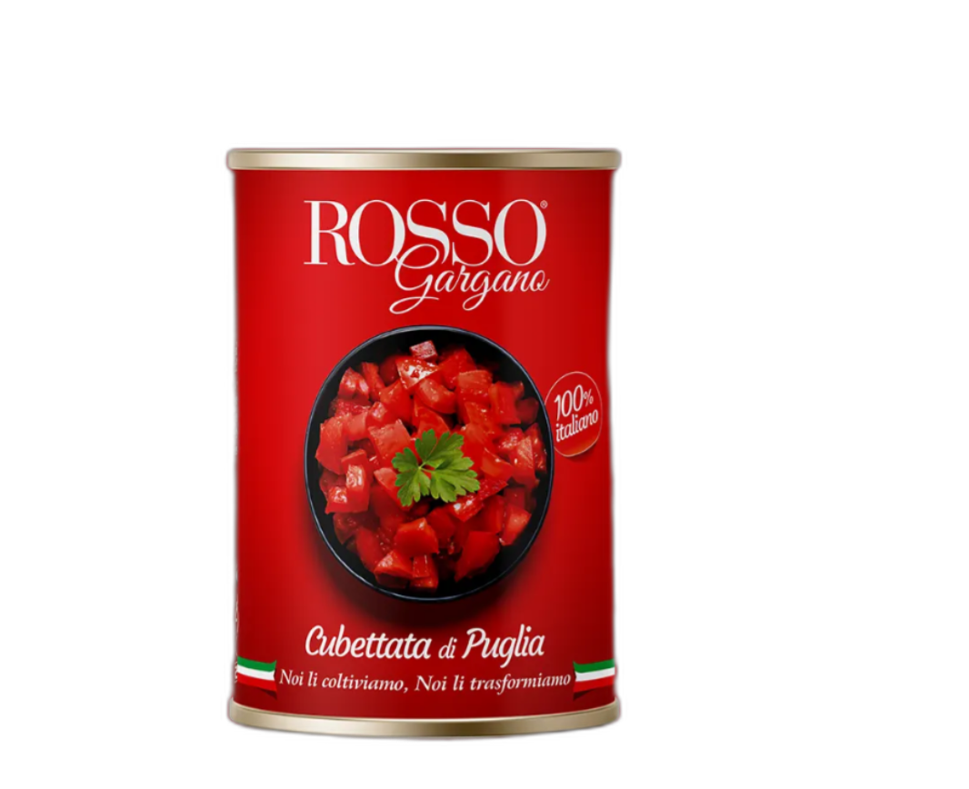 Rosii cuburi 2.55 KG Rosso Gargano