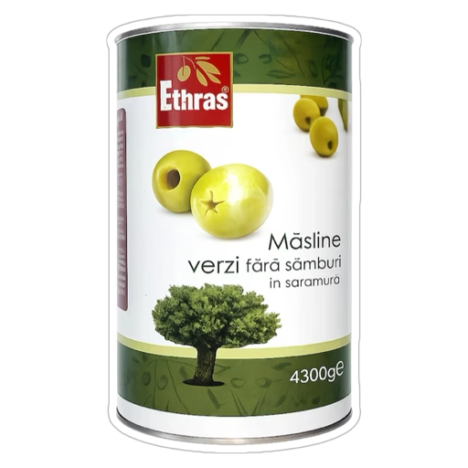 Masline verzi fara samburi 2 KG