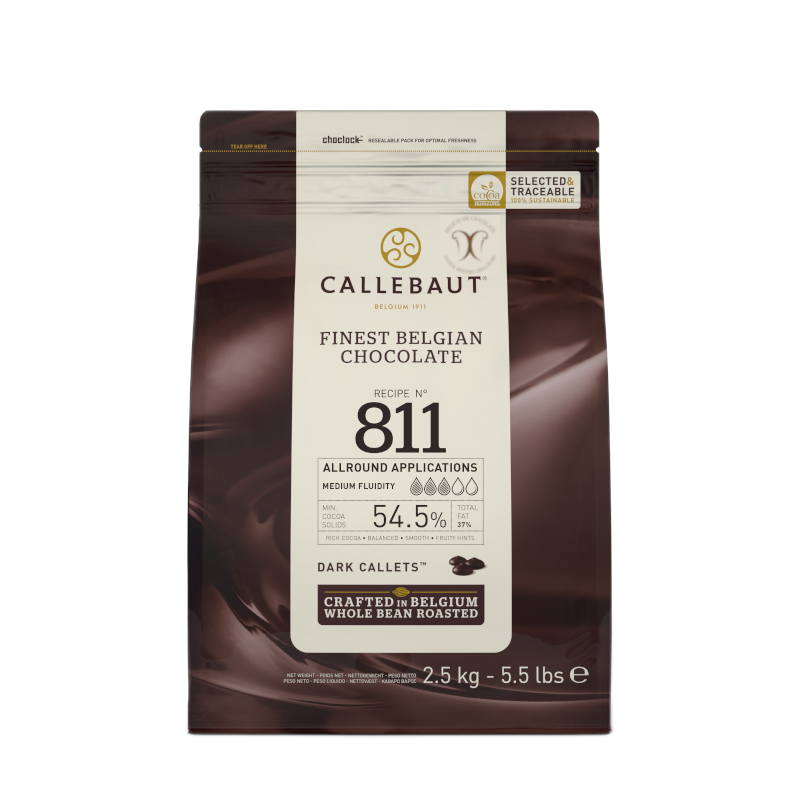 Imagine principală CIOCOLATA NEAGRA 54.5% CALLEBAUT 2.5 KG